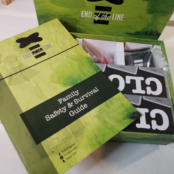 End of the Line Post Apocalyptic Family Survival Board Game Like New RARE - Picture 6 of 9